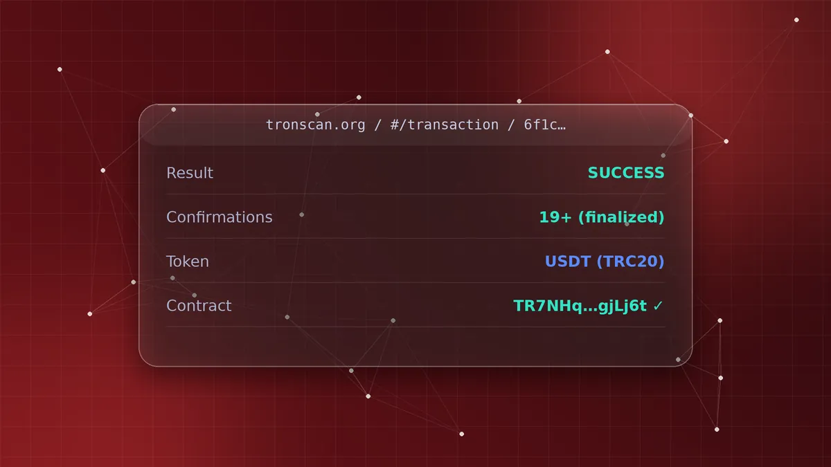 Tronscan Check: How to Check a Wallet, TXID and Contract Verification